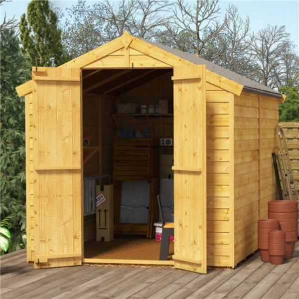 Buy 8' x 6' BillyOh Keeper Overlap Apex Shed Windowless Online - Garden Furniture Buy 8' x 6' BillyOh Keeper Overlap Apex Shed Windowless Online - Garden Furniture