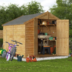 8 X 8 Billyoh Keeper Overlap Apex Shed Windowless
