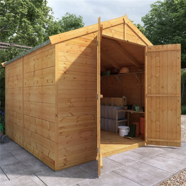 Buy 8' x 8' BillyOh Master Tongue and Groove Apex Shed Windowless Online - Garden Furniture