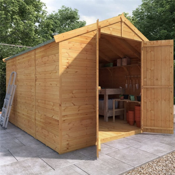 Buy 10' x 8' BillyOh Master Tongue and Groove Apex Shed Windowless Online - Garden Furniture