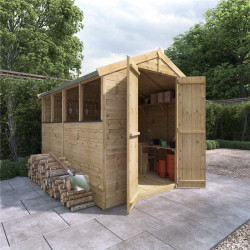 8 X 6 Billyoh Master Tongue and Groove Apex Shed Windowed
