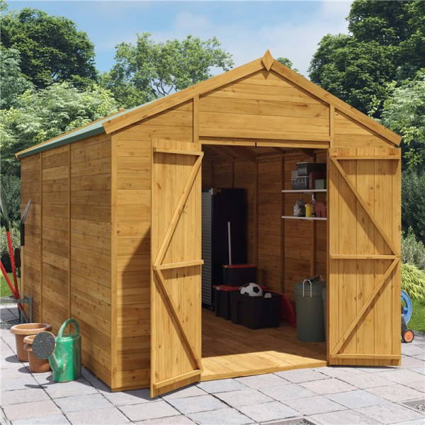 Buy 12' x 8' BillyOh Expert Tongue and Groove Apex Workshop Windowless Online - Garden Furniture