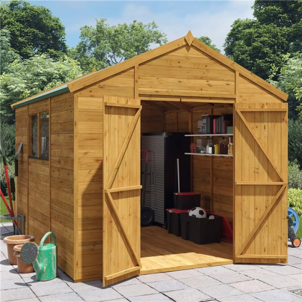 Buy 10' x 8' BillyOh Expert Tongue and Groove Apex Workshop Windowed Online - Garden Furniture