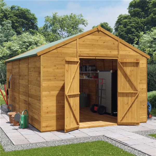 Buy 16' x 10' BillyOh Expert Tongue and Groove Apex Workshop Windowless Online - Garden Furniture
