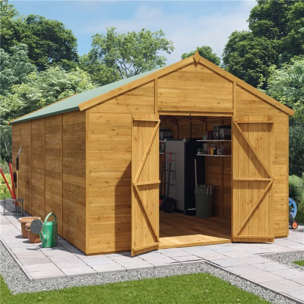 Buy 20' x 10' BillyOh Expert Tongue and Groove Apex Workshop Windowless Online - Garden Furniture