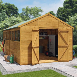 16 X 10 Billyoh Expert Tongue and Groove Apex Workshop Windowed