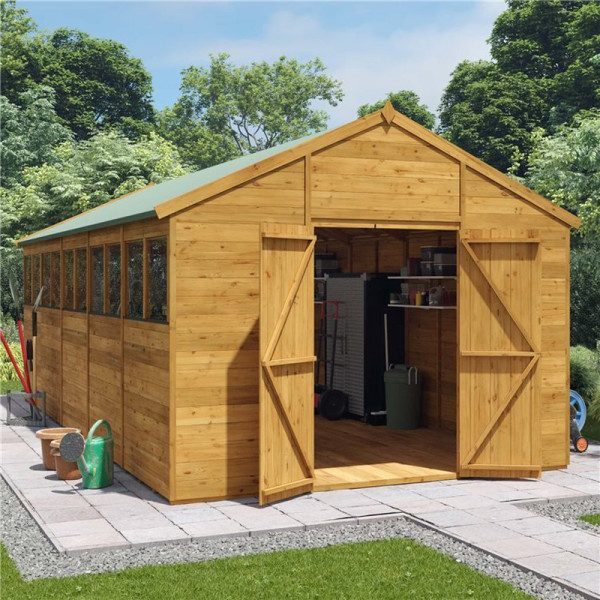 Buy 20' x 10' BillyOh Expert Tongue and Groove Apex Workshop Windowed Online - Garden Furniture