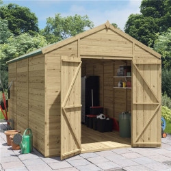 12 X 8 Billyoh Expert Tongue and Groove Apex Workshop Windowless