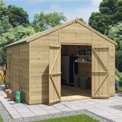 12 X 10 Billyoh Expert Tongue and Groove Apex Workshop Windowless