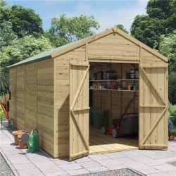 16 X 8 Billyoh Expert Tongue and Groove Apex Workshop Windowless