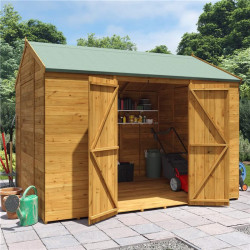 10 X 8 Billyoh Expert Tongue and Groove Reverse Apex Workshop Windowless