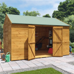 12 X 10 Billyoh Expert Tongue and Groove Reverse Apex Workshop Windowless