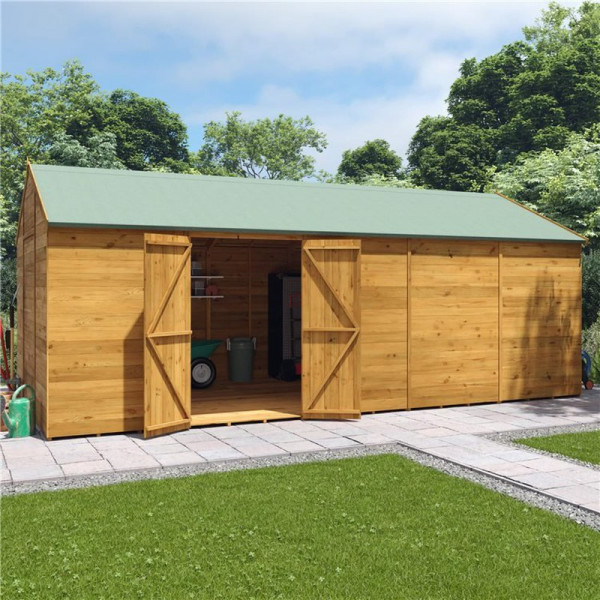 Buy 20' x 10' BillyOh Expert Tongue and Groove Reverse Apex Workshop Windowless Online - Garden Furniture