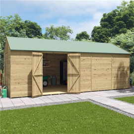 20 X 10 Billyoh Expert Tongue and Groove Reverse Apex Workshop Windowless