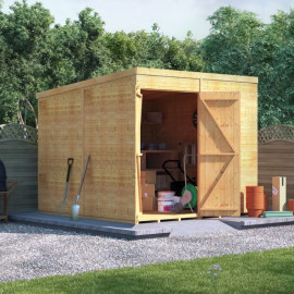 8 X 8 Billyoh Expert Tongue and Groove Pent Workshop Windowless