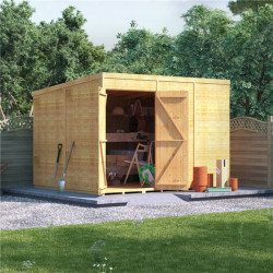10 X 8 Billyoh Expert Tongue and Groove Pent Workshop Windowless