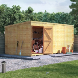 16 X 8 Billyoh Expert Tongue and Groove Pent Workshop Windowless