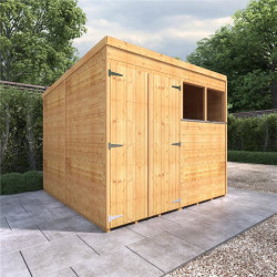 8 X 8 Billyoh Expert Tongue and Groove Pent Workshop Windowed