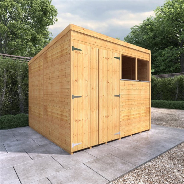 Buy 8' x 8' BillyOh Expert Tongue and Groove Pent Workshop Windowed Online - Garden Furniture