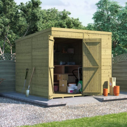8 X 8 Billyoh Expert Tongue and Groove Pent Workshop Windowless