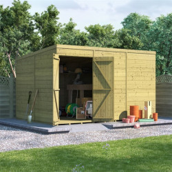 12 X 8 Billyoh Expert Tongue and Groove Pent Workshop Windowless