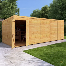 Billyoh Expert Tongue and Groove Pent Workshop 20x8 T&g Pent Windowless