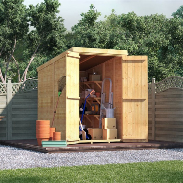Buy 4' x 6' BillyOh Master Tongue and Groove Pent Shed Windowless Online - Garden Furniture