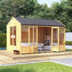 Billyoh Petra Tongue and Groove Reverse Apex Summerhouse 12x8 T&g Reverse Apex Summerhouse