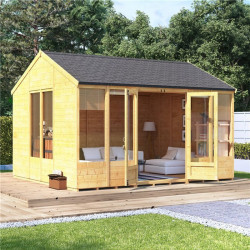 Billyoh Petra Tongue and Groove Reverse Apex Summerhouse 12x10 T&g Reverse Apex Summerhouse