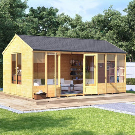 16 X 10 Billyoh Petra Tongue and Groove Reverse Apex Wooden Garden Summerhouse