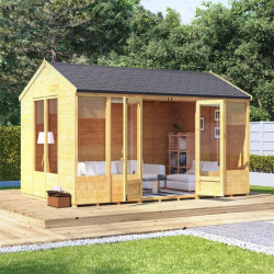 Billyoh Petra Tongue and Groove Reverse Apex Summerhouse Pt 12x8 T&g Reverse Apex Summerhouse