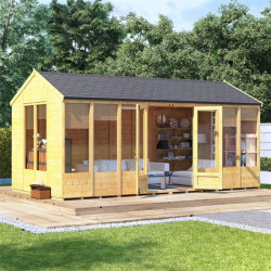 Billyoh Petra Tongue and Groove Reverse Apex Summerhouse Pt 16x8 T&g Reverse Apex Summerhouse