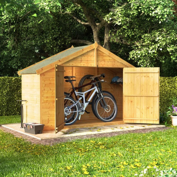 Buy Mini Master Tongue and Groove Apex Bike Store 3x8 T&G Apex Store BillyOh Online - Garden Furniture