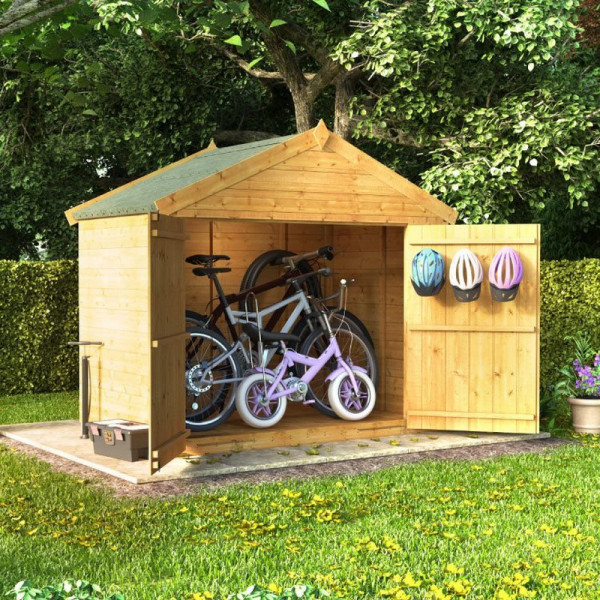 Buy BillyOh Mini Master Tongue and Groove Apex Bike Store 4x6 T&G Apex Store Online - Garden Furniture