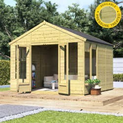 Billyoh Holly Tongue and Groove Apex Summerhouse Pt 10x10 T&g Apex Summerhouse