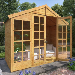 Billyoh Harper Tongue and Groove Apex Summerhouse 4x8 T&g Apex Summerhouse