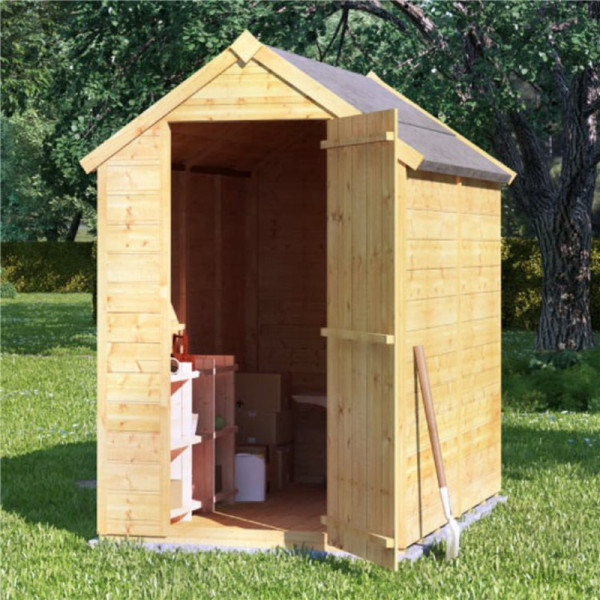 Buy 6' x 4' BillyOh Storer Tongue and Groove Apex Shed Online - Sheds