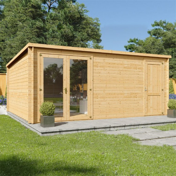 Buy 5.1m x 4.2m BillyOh Travis Log Cabin 44 Online - Garden Houses & Buildings