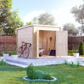 Billyoh Pro Pent Log Cabin W2.4m X D2.1m 19mm Tongue & Groove Walls