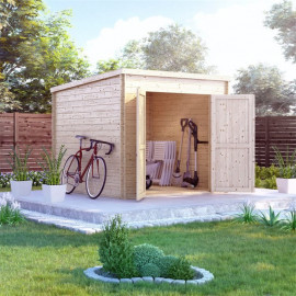 Billyoh Pro Pent Log Cabin W2.4m X D2.4m 19mm Tongue & Groove Walls