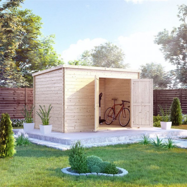 Buy BillyOh Pro Pent Log Cabin W3.3m x D2.1m 19mm Tongue & Groove Walls Online - Garden Houses & Buildings