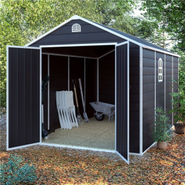 8x12 Ashford Plastic Garden Storage Shed Billyoh