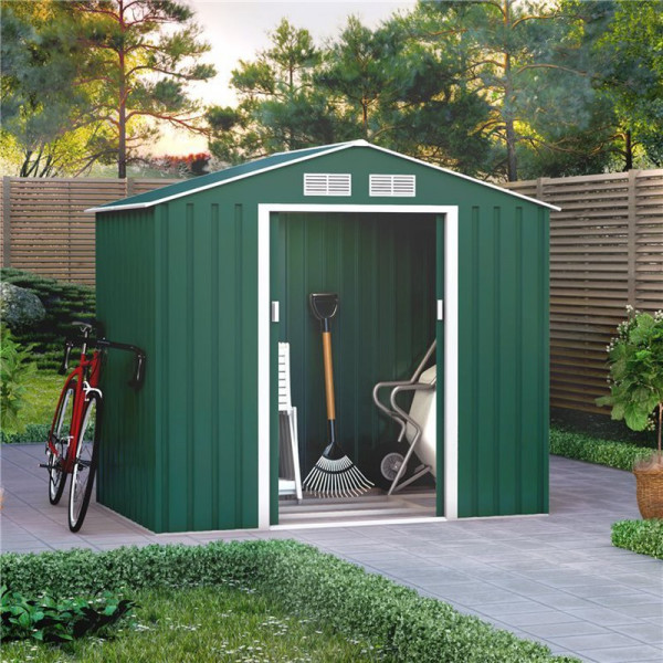 Buy 7x4 Ranger Apex Metal Shed With Foundation Kit Dark Green BillyOh Online - Sheds Buy 7x4 Ranger Apex Metal Shed With Foundation Kit Dark Green BillyOh Online - Sheds