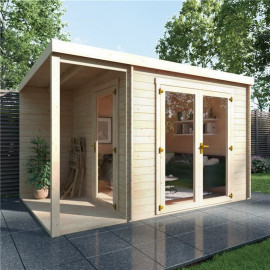 12 X 8 Log Cabin Billyoh Porto Log Cabin 28mm