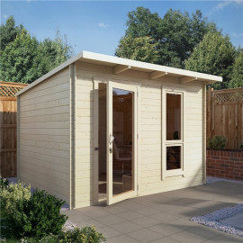 3 X 2.5 Log Cabin Billyoh Mia Log Cabin 3.0m X 2.5m Wooden Building 19mm Tongue & Groove Wall