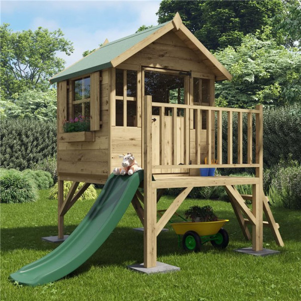 Buy 4x4 Bunny Max Tower Playhouse Tower with Slide PT 2020 BillyOh Online - Sheds