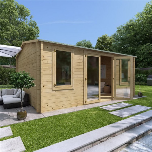 Buy 5 x 4 Pressure Treated Log Cabin BillyOh Dorset Log Cabin 44mm Thickness Wooden Log Cabin 5m x 4m Reverse Apex Cabin Online - Garden Houses & Buildings Buy 5 x 4 Pressure Treated Log Cabin BillyOh Dorset Log Cabin 44mm Thickness Wooden Log Cabin 5m x 4m Reverse Apex Cabin Online - Garden Houses & Buildings