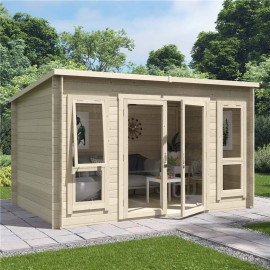 12 X 8 Log Cabin Billyoh Carmen Log Cabin Summerhouse 19mm