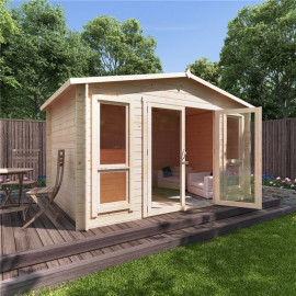 12 X 8 Log Cabin Billyoh Sasha Log Cabin Summerhouse 28mm