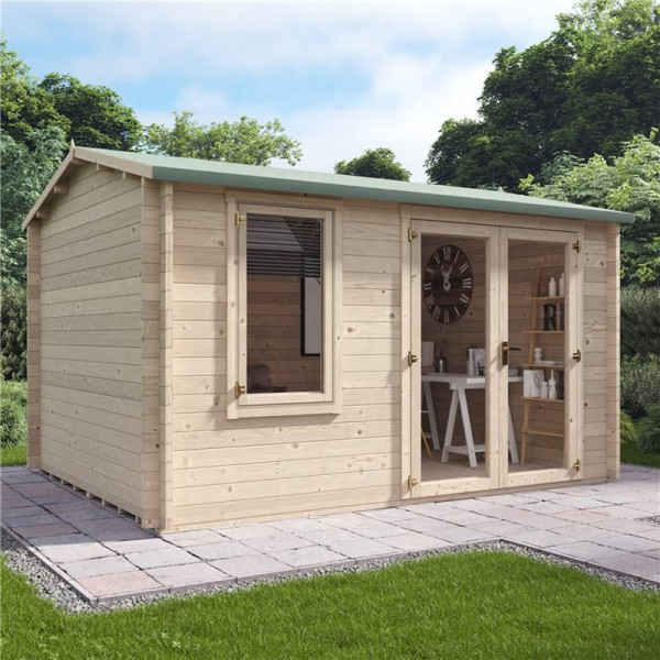 Buy 4.0m x 3.0m Log Cabin BillyOh Devon Log Cabin 44mm Tongue & Groove Wooden Garden Building Online - Garden Houses & Buildings Buy 4.0m x 3.0m Log Cabin BillyOh Devon Log Cabin 44mm Tongue & Groove Wooden Garden Building Online - Garden Houses & Buildings
